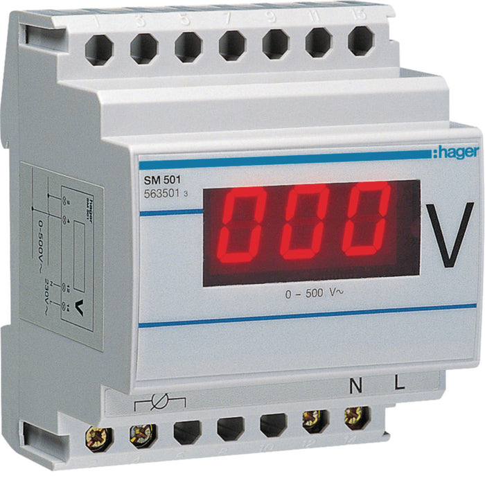 Hager Digital Voltmeter