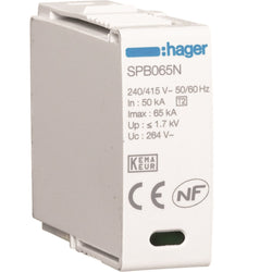 Hager SPD Cartridge N-PE; In 20kA Imax 65kA