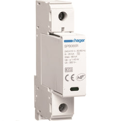 Hager SPD Coarse 1P T1/T2 TNC 65kA Remote Contact