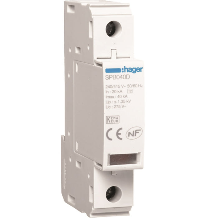 Hager SPD Medium 1P T2 TNC 40kA