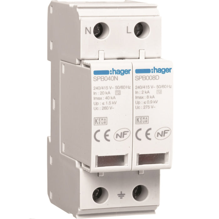 Hager SPD Fine 2P TNS/TT 8 kA