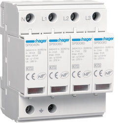 Hager SPD Fine 4P TNS/TT 8 kA