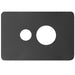 Hager Allure 1 Gang GPO Cover Matt Black