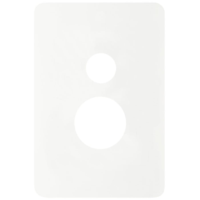 Hager Allure Single Vertical GPO Cover