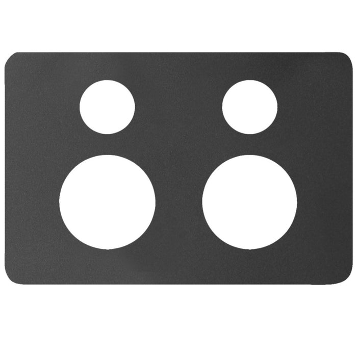 Hager Allure DGPO Cover Matt Black