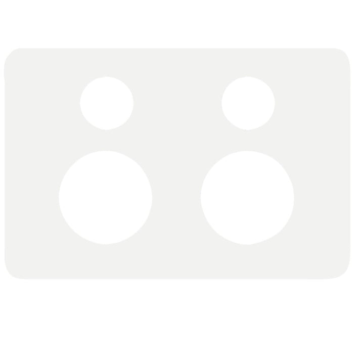 Hager Allure DGPO Cover Matt White