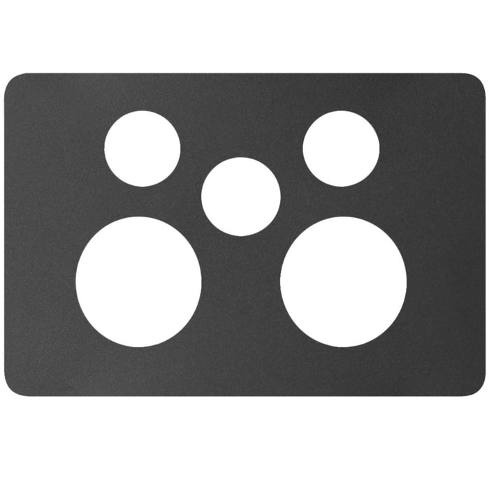 Hager Allure DGPO Extra Switch Cover Matt Black