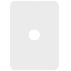 Hager Allure 1 Gang Switch Cover