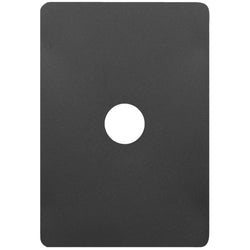 Hager Allure 1 Gang Switch Cover Matt Black