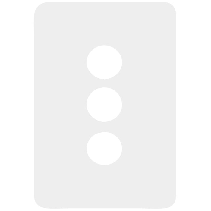 Hager Allure 3 Gang Switch Cover