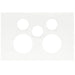 Hager Finesse DGPO Extra Switch Cover Matt White