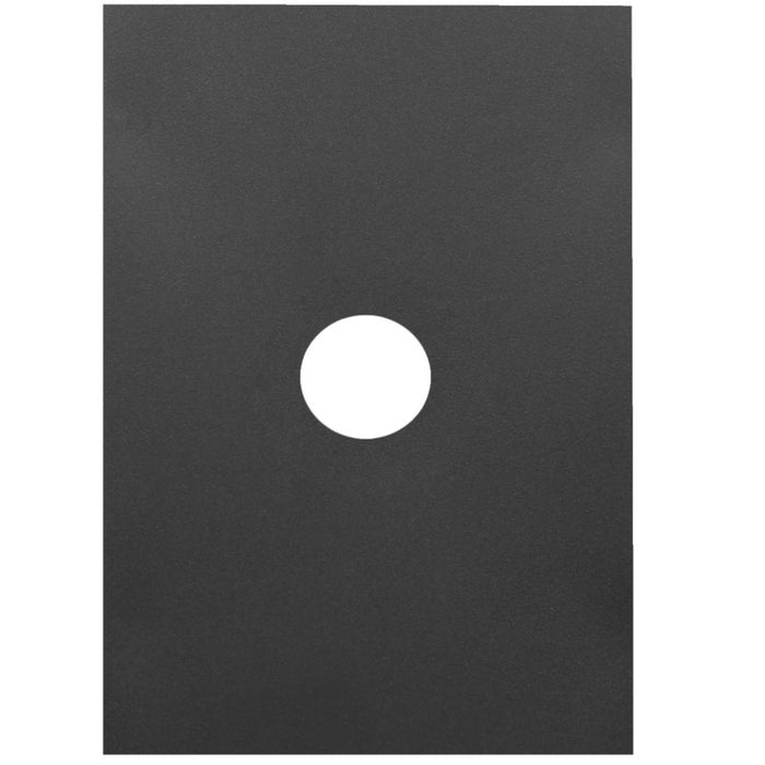 Hager Finesse 1 Gang Switch Cover Matt Black