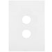 Hager Finesse 2 Gang Switch Cover