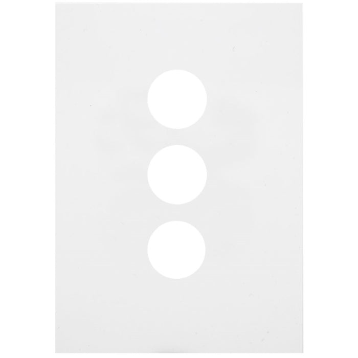Hager Finesse 3 Gang Switch Cover