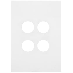 Hager Finesse 4 Gang Switch Cover