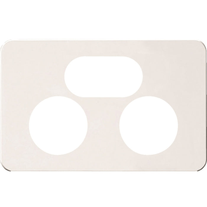 Hager Silhouette 2G Socket Cover Matt White