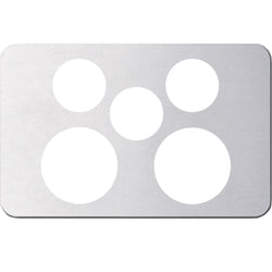 Hager Silhouette 2G Socket + Switch Cover Aluminium