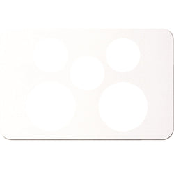 Hager Silhouette 2G Socket + Switch Cover Matt White