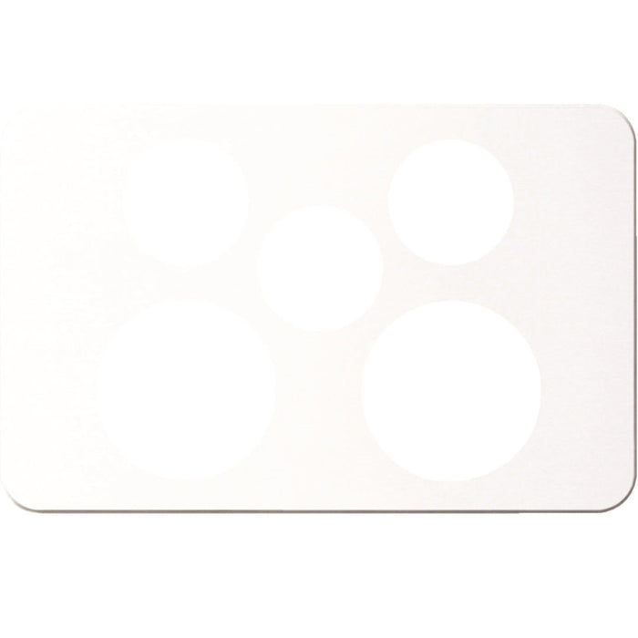 Hager Silhouette 2G Socket + Switch Cover Matt White
