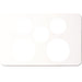 Hager Silhouette 2G Socket + Switch Cover Matt White