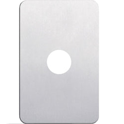 Hager Silhouette 1G Switch Cover Aluminium