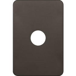 Hager Silhouette 1G Switch Cover Matt Black