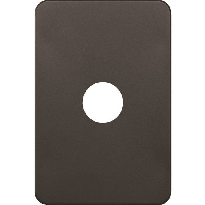 Hager Silhouette 1G Switch Cover Matt Black