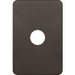 Hager Silhouette 1G Switch Cover Matt Black