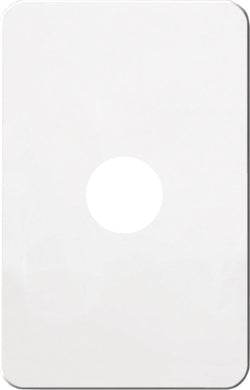 Hager Silhouette 1G Switch Cover Matt White