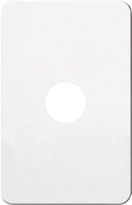 Hager Silhouette 1G Switch Cover Matt White