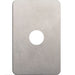 Hager Silhouette 1G Switch Cover Stainless Steel