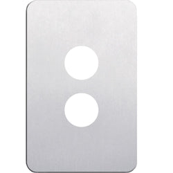 Hager Silhouette 2G Switch Cover Aluminium