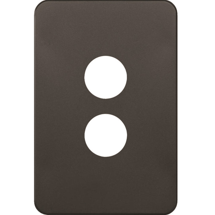 Hager Silhouette 2G Switch Cover Matt Black
