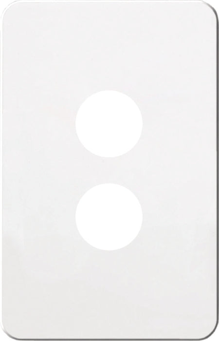 Hager Silhouette 2G Switch Cover Matt White