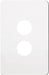 Hager Silhouette 2G Switch Cover Matt White