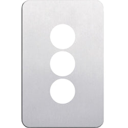 Hager Silhouette 3G Switch Cover Aluminium