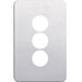 Hager Silhouette 3G Switch Cover Aluminium
