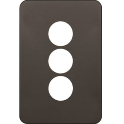 Hager Silhouette 3G Switch Cover Matt Black