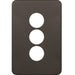 Hager Silhouette 3G Switch Cover Matt Black