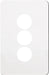 Hager Silhouette 3G Switch Cover Matt White