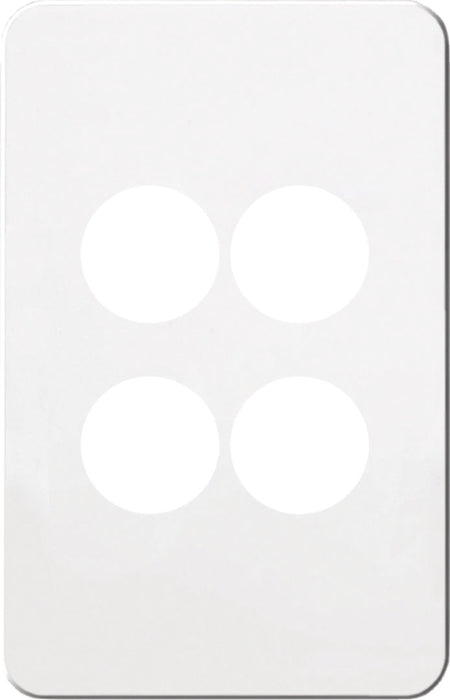 Hager Silhouette 4G Switch Cover Matt White