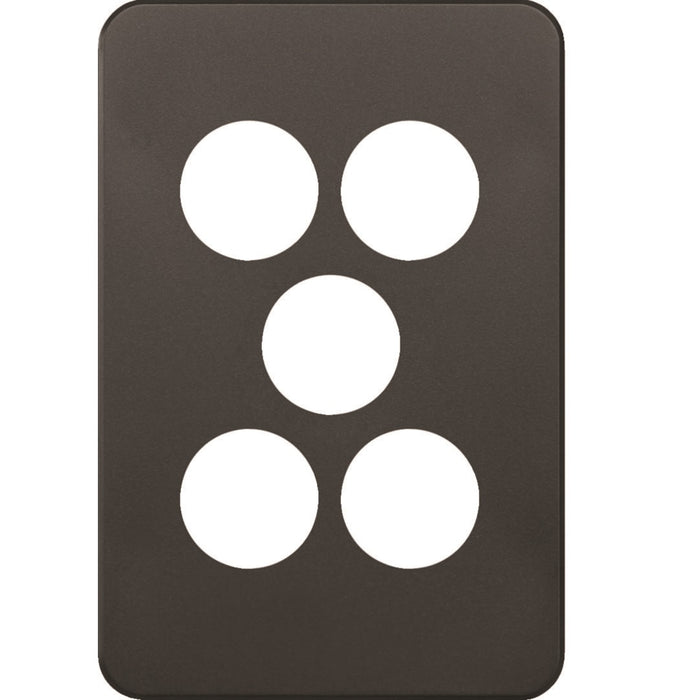 Hager Silhouette 5G Switch Cover Matt Black