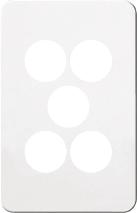 Hager Silhouette 5G Switch Cover Matt White