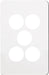 Hager Silhouette 5G Switch Cover Matt White