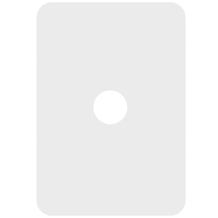 Hager Allure 1 Gang Switch Plate