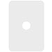 Hager Allure 1 Gang Switch Plate