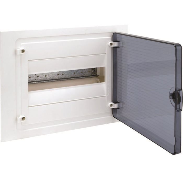 Hager Flush Enclosure 12 M Transparent Door