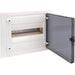 Hager Flush Enclosure 12 M Transparent Door