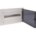 Hager Flush Enclosure 18 M Transparent Door