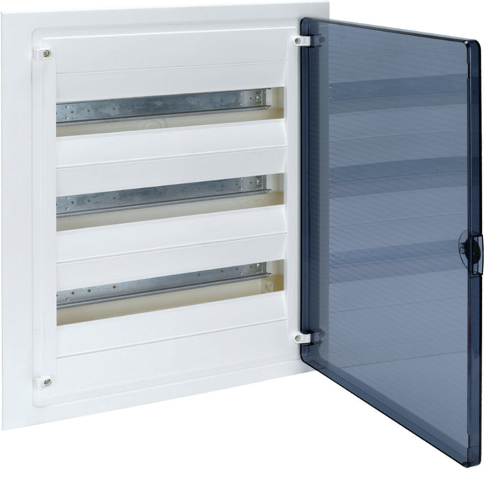 Hager Flush Enclosure 54 M Transparent Door
